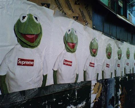 hypebeast supreme lv|supreme x kermit the frog.